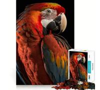Rompecabezas de Guacamayo Escarlata de 1000 Piezas para Adultos, Juguete de lógica y Entretenimiento, Borde Liso, Regalo de Temporada (50x75cm)