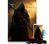 Rompecabezas de guadaña de Doble Cara Reaper para Adultos, 1000 Piezas, para desarrollar la Habilidad Mental, colección Joy Quality Edge Art (50x75cm)