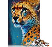 Rompecabezas de Guepardo, 100% cartón Reciclado, Ideal para Mujeres y Hombres, 1000 Piezas (26 x 38 cm)