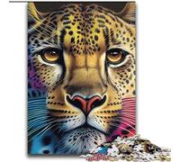 Rompecabezas de Guepardo de 2000 Piezas con diseño de Animales Pop Art para Adolescentes y Adultos Juegos educativos, decoración del hogar y Regalos para Toda la Familia (70x100cm)