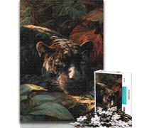 Rompecabezas de Guepardo de la Selva para Adultos, 1000 Piezas, Ideal para la interacción Entre Padres e Hijos, 50x75cm