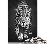 Rompecabezas de Guepardo Negro, difícil, 100% cartón Reciclado, Ideal para Mujeres y Hombres, Regalo para el Día del Padre, 1000 Piezas (26 x 38 cm)