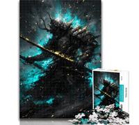 Rompecabezas de Guerra de Guerreros samuráis de neón para Adolescentes, 1000 Piezas, para Adultos, Regalo de cumpleaños, decoración de Pared para Mayores de 14 años, 26x38cm