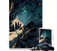 Rompecabezas de guerrera de Anime de 1000 Piezas para Adolescentes Habilidad analítica Escape Tranquilo UNE Regalo navideño (50x75cm)