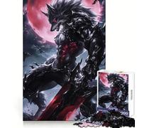 Rompecabezas de Guerrero Hombre Lobo Adolescente de 1000 Piezas para Mejorar la Memoria, Entretenimiento Casual, Corte de Calidad, Regalo de cumpleaños (50x75cm)