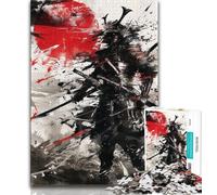 Rompecabezas de Guerrero Ninja japonés para Adolescentes, 1000 Piezas, Juguetes educativos, Juegos Familiares, Regalo de cumpleaños (50x75cm)