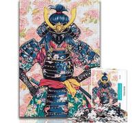 Rompecabezas de Guerrero Ninja japonés para Adultos, 1000 Piezas, Juego Familiar para aliviar el estrés, desafío difícil, Regalo de Amigo Secreto, 38x26cm