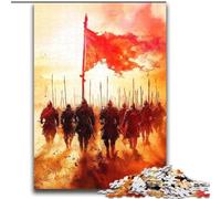 Rompecabezas de Guerreros para Adultos, 2000 Piezas, para Mayores de 14 años, Juego de decoración de Pared, cumpleaños y Navidad (70x100cm)