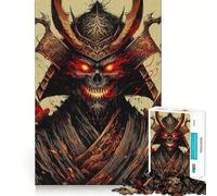 Rompecabezas de Guerreros samuráis no Muertos para Adolescentes,1000 Piezas,diversión Que estimula la Mente,componentes Resistentes y de Corte Limpio,Actividad para Compartir con los niños (38x52cm)