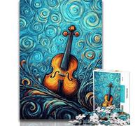 Rompecabezas de Guitarra mágica para Adultos, 1000 Piezas, Ideal para Relajarse y Regalar a Toda la Familia, 50x75cm