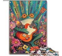 Rompecabezas de Guitarra Vintage para Adultos, Apto para Mayores de 14 años, Ideal como decoración de Pared, Regalo de cumpleaños y Navidad (70x100cm)