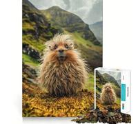 Rompecabezas de Haggis escocés Salvaje de 1000 Piezas Ejercicio Mental Divertido Piezas de Ajuste preciso Una Forma entretenida de Pasar el Tiempo Libre (50x75cm)
