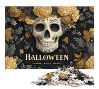 Rompecabezas de Halloween de 300 Piezas para Adultos, de Madera, 300 Piezas (40 x 28 cm).