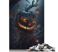 Rompecabezas de Halloween II con imágenes Personalizables, 100% cartón Reciclado, para niños y Adultos a Partir de 12 años, 1000 Piezas (75 x 50 cm)