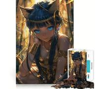 Rompecabezas de Hechiceros Felinos Místicos para Adultos, 1000 Piezas, Juguete de Habilidad para Desarrollar la Razón, Alivio de la Ansiedad, Corte Exacto, Regalo Elegante (38x52cm)