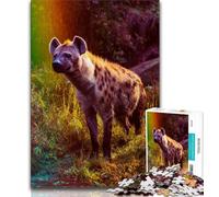 Rompecabezas de hienas para Adultos y Adolescentes Educativo para Toda la Familia 75x50cm