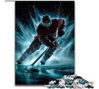 Rompecabezas de Hockey sobre Hielo de 1000 Piezas para Adultos Mayores de 14 años Entrena tu Cerebro y Tus Manos Regalos navideños (26x38cm)