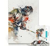 Rompecabezas de Hockey sobre Hielo para Adultos, 1000 Piezas, diseño Elegante y Relajante, Corte nítido, 38x26cm