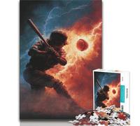 Rompecabezas de Hockey sobre Hielo para Adultos, 1000 Piezas, Juego de Preguntas y respuestas, decoración de Pared, cumpleaños y Navidad (tamaño 75x50cm)