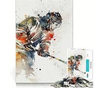 Rompecabezas de Hockey sobre Hielo para Adultos, 1000 Piezas, Juego Inteligente para aliviar el estrés, patrón de Montaje, Regalo conmovedor 50x75cm