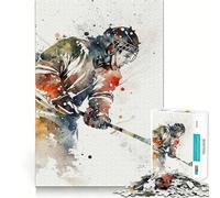 Rompecabezas de Hockey sobre Hielo para Adultos, 1000 Piezas, para Mejorar la Memoria, el Tiempo Libre, Bordes precisos, Regalo para Festivales 38x52cm