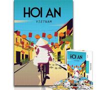 Rompecabezas de Hoi An, Vietnam, 1000 Piezas para Adultos, Juego Educativo, desafío, Juguete, decoración de Pared, cumpleaños y Navidad, 38x26cm