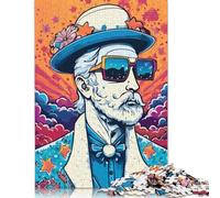 Rompecabezas de Hombre Elegante, de Papel 100% Reciclado, Rectangular, para Adultos y Adolescentes, 1000 Piezas (75 x 50 cm)