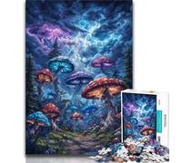 Rompecabezas de Hongos misteriosos para Adolescentes 1000 Piezas decoración artística de Pared y Regalo de cumpleaños para Amigos Oficina en casa 38x26cm