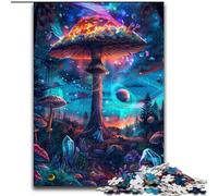 Rompecabezas de Hongos psicodélicos de 1000 Piezas para Adolescentes, Juguete Educativo, Divertidos Juegos Familiares, decoración única para el hogar 26x38cm