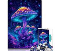 Rompecabezas de Hongos psicodélicos para Adolescentes, 1000 Piezas, Juego Educativo, desafío, Juguete, decoración de Pared, cumpleaños y Navidad 75x50cm