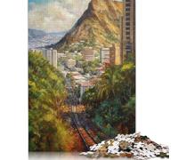 Rompecabezas de Honolulu Art USA para Adultos, 1000 Piezas, Juego Familiar para Adultos y Adolescentes (38 x 26 cm)