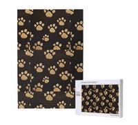 Rompecabezas de Huellas de Perro, 1000 Piezas, Juego de Rompecabezas para Adultos, Rompecabezas desafiantes.