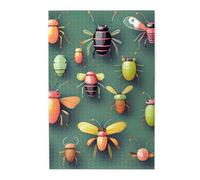 Rompecabezas de imagen Atlas de insectos. Rompecabezas de madera para adultos y niños, decoraciones desafiantes de rompecabezas