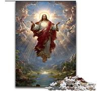 Rompecabezas de Jesús de 1000 Piezas para Adultos, Juego Decorativo para armar, Juguete Interactivo Familiar, 50x75cm