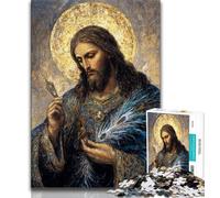 Rompecabezas de Jesús para Adolescentes, 1000 Piezas, Juguete Educativo Intelectual descompresor, Regalo de Amigo Secreto, 50x75cm