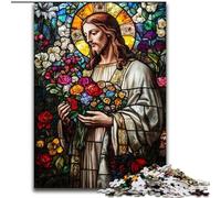Rompecabezas de Jesús para Adultos y Adolescentes, 1000 Piezas, Juego desafiante para Jugar en Familia, Regalo de cumpleaños, Arte Mural 50x75cm