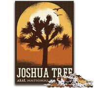 Rompecabezas de Joshua Tree para Adultos, 1000 Piezas, desafiante, Divertido y Divertido, con póster y Hoja de Trivia a Juego (38x26cm)