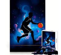Rompecabezas de Jugador de Baloncesto en el Espacio para Adultos, 1000 piezasDesarrolla la Inteligencia y la habilidadIdeal para Momentos de ocioRegalo significativo (38x52cm)