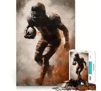 Rompecabezas de Jugador de fútbol Americano para Adultos,1000 Piezas,Juego para estimular la Mente,Piezas de Ajuste preciso y sin Costuras,Actividad Relajante para Grupos en Interiores (38x26cm)
