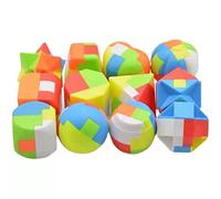 Rompecabezas de Juguete de Cuenta Regresiva Navideña para Niños y Niñas, Adviento de 24 Días, Recuerdo de Juegos de Fiesta, Plástico + Metal (Pink #95)