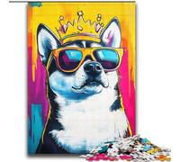Rompecabezas de King Dog para Adolescentes, Juegos educativos, Juguetes DIY con póster a Juego y Hoja de Trivia para Mayores de 14 años (70x100cm)