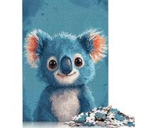 Rompecabezas de Koala Azul Joy con imágenes Personalizables, 100% cartón Reciclado, para Adultos y Adolescentes, 1000 Piezas (26 x 38 cm)