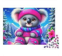 Rompecabezas de Koala,Marsupial arborícola Invernal,1000 Piezas,cartón Premium,Suave,para aliviar el estrés,para Momentos de Tranquilidad,pasatiempo para Parejas,38x26cm(1000 Piezas)