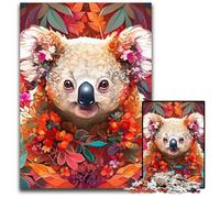 Rompecabezas de Koala para Adultos, 1000 Piezas, Familiares y Amigos, Apto para Mayores de 14 años, 50x75cm/19,68x29,52 Pulgadas.