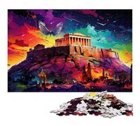 Rompecabezas de la Acrópolis para Adultos 1000 Piezas decoración del hogar 1000 Piezas (38 x 26 cm)