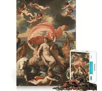 Rompecabezas de La Adoración de los Reyes Magos de 1000 Piezas para Adultos Juguete de lógica Mental Diversión Tranquila Corte Firme Regalo Ideal 38x52cm