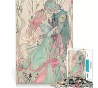 Rompecabezas de La Bella Durmiente para Adolescentes, 1000 Piezas, Actividad para ejercitar la Mente en casa, Bordes precisos, Regalo Festivo 38x26cm