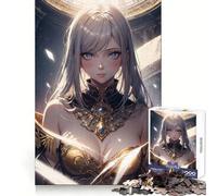 Rompecabezas de la Chica Anime Saraswati para Adultos, 1000 Piezas, práctica de lógica, Escape Tranquilo, Bordes limpios, Navidad (50x75cm)