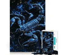 Rompecabezas de la constelación de Escorpio para Adolescentes, 1000 Piezas, Rompecabezas Mental, Juego Casual y Relajante, Regalo conmovedor (38x52cm)