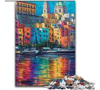 Rompecabezas de la Costa de Nápoles, Italia, para Adolescentes 1000 Piezas Juego desafiante Cada Pieza es única Diversión Familiar desafiante (26x38cm)
